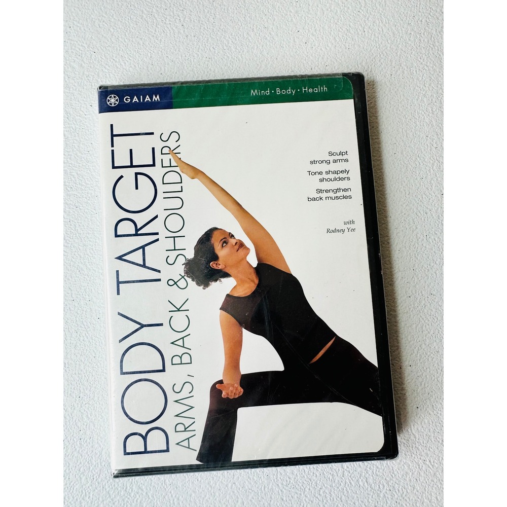 GAIAM Body Target Arms
Back Shoulders DVD
Rodney Yee. NEW